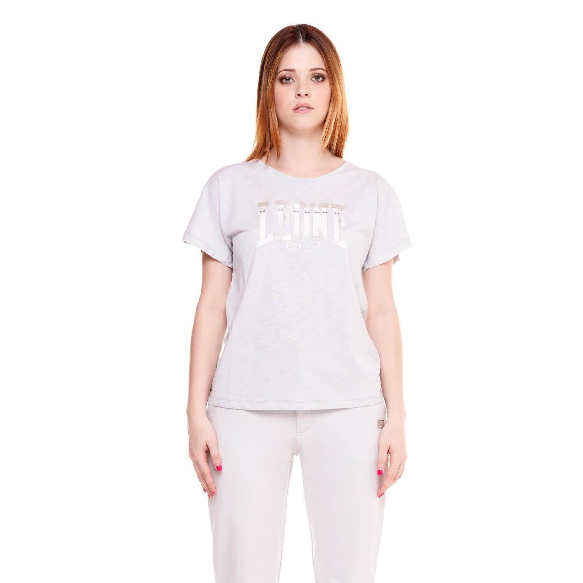 Leone 1947 Apparel - T-shirt Femme À Manches Courtes Leone Crystal - T-shirt Manches Courtes - Gris - 38 S - Decathlon