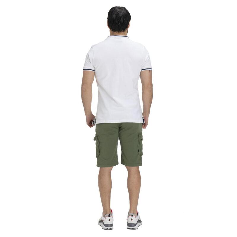 Polo pour homme avec détails contrastés Basic