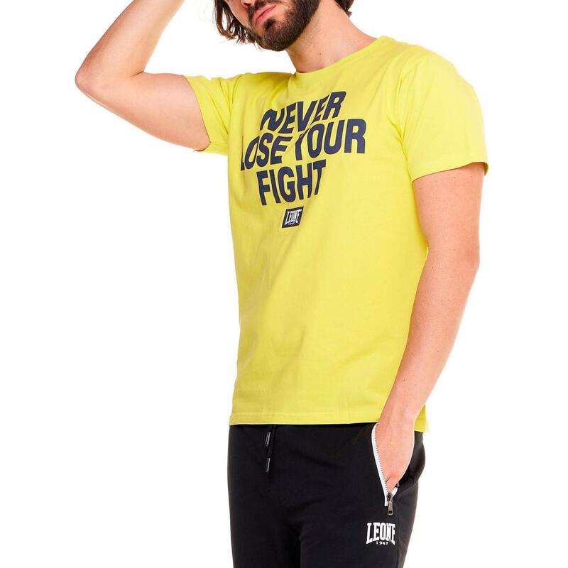 Camiseta masculina de manga curta Fight Fluo