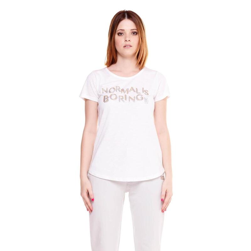 Camiseta de manga corta para mujer Leone Gold & Silver