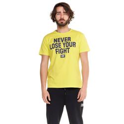 Heren t-shirt korte mouwen Fight Fluo