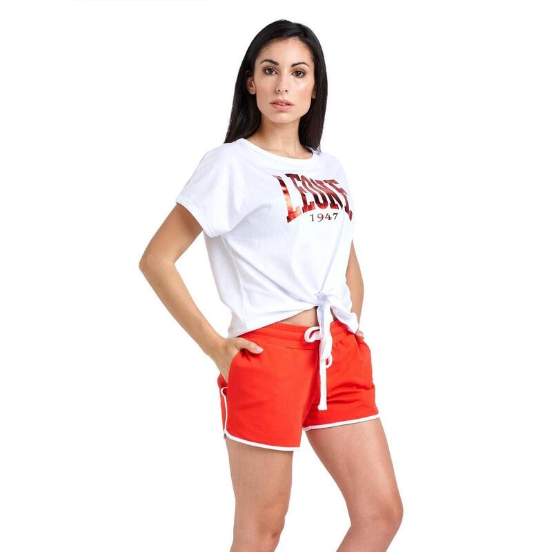 Dames cropped T-shirt Live in Colors