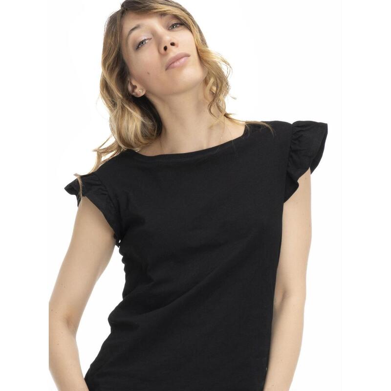 T-shirt femme à manches courtes Leone Earth Tones
