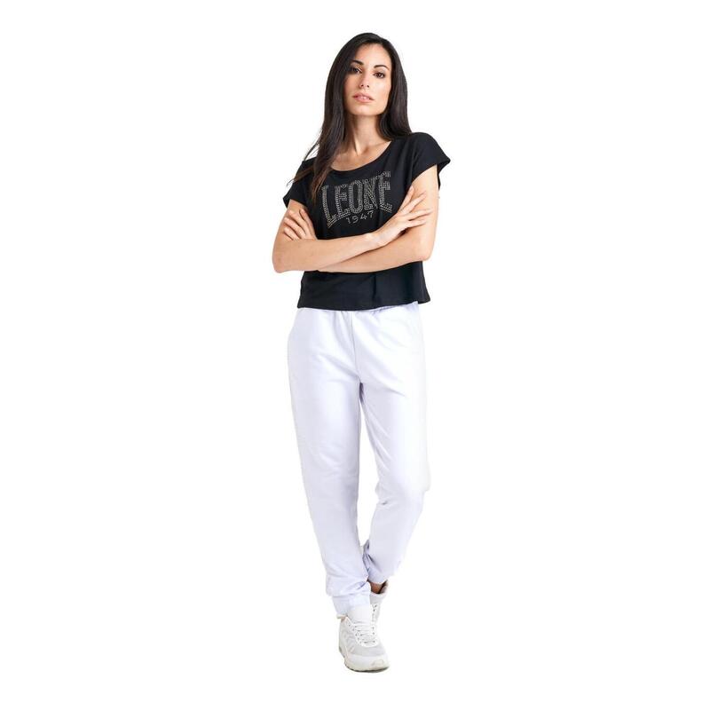 Dames cropped t-shirt korte mouwen Luxury