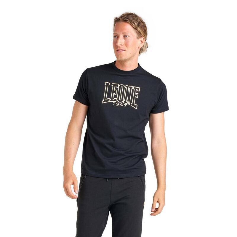 T-shirt a maniche corte da uomo logo grande Gold Edition