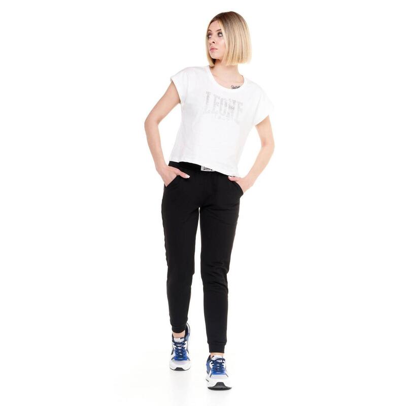 T-shirt court femme manches courtes Luxe