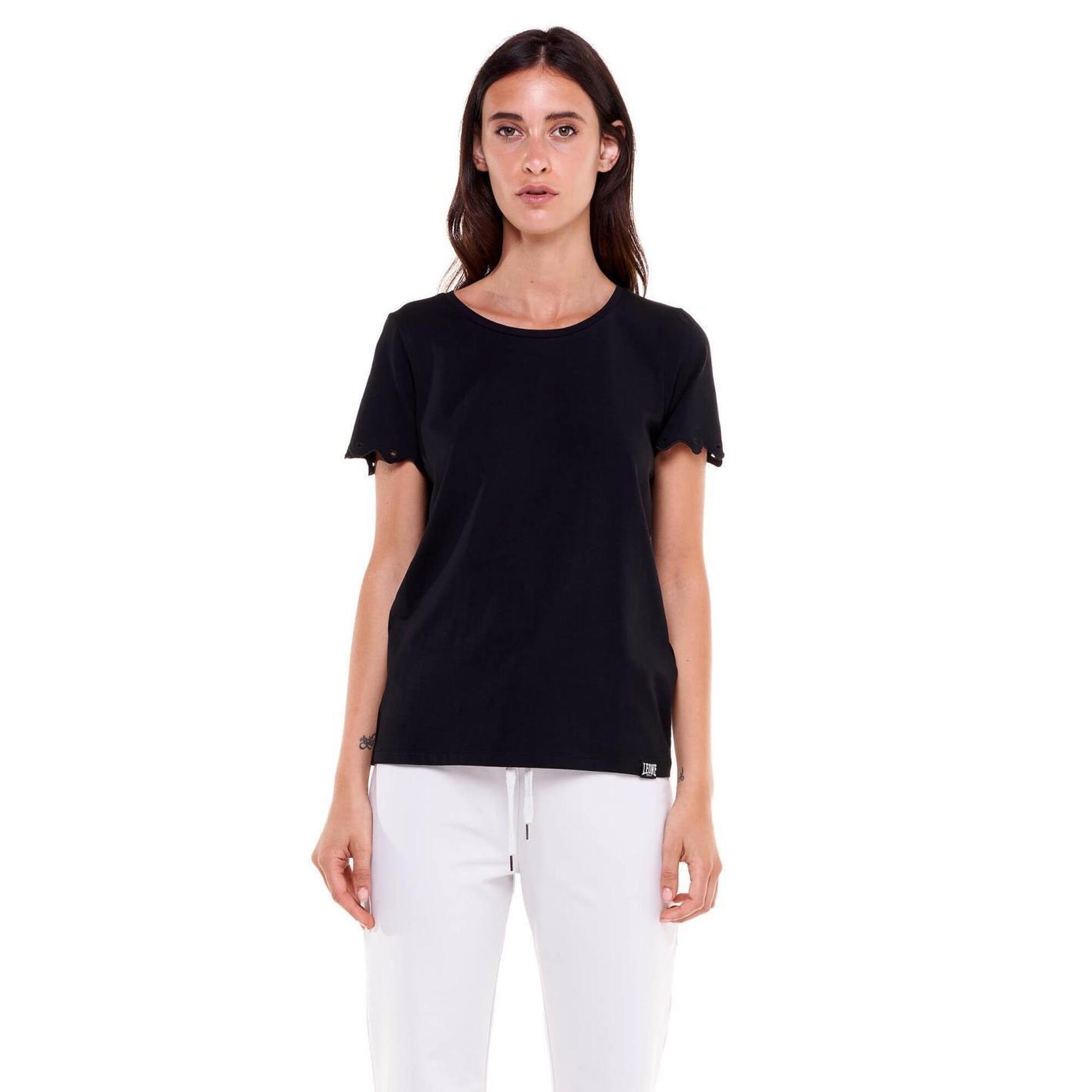 Leone 1947 Apparel - T-shirt Femme À Manches Courtes Leone Black & White - T-shirt Manches Courtes - Noir - S - Decathlon