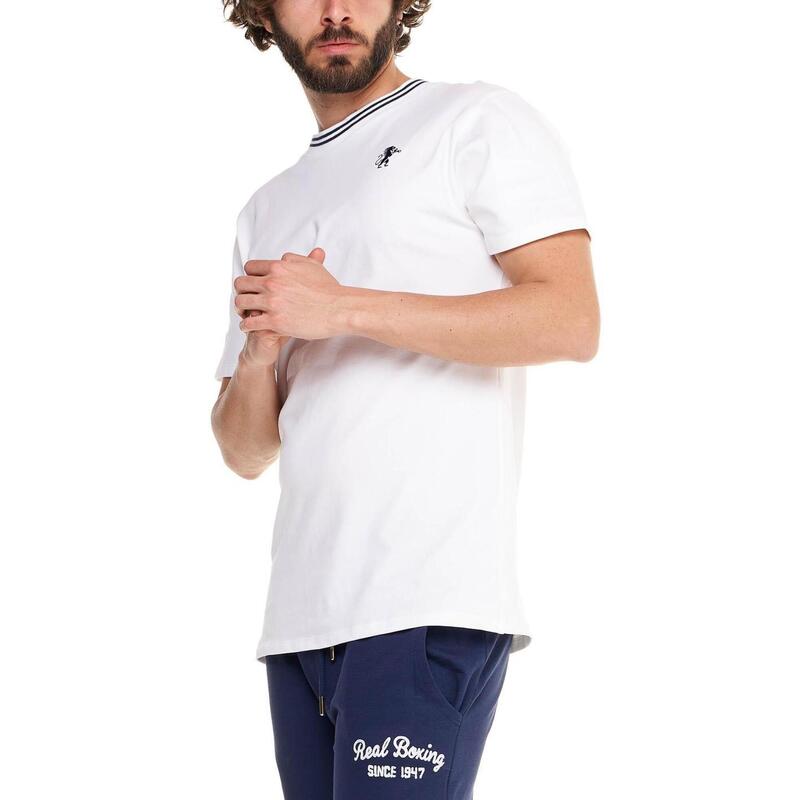 Camiseta masculina de piquê de manga curta Real Boxing
