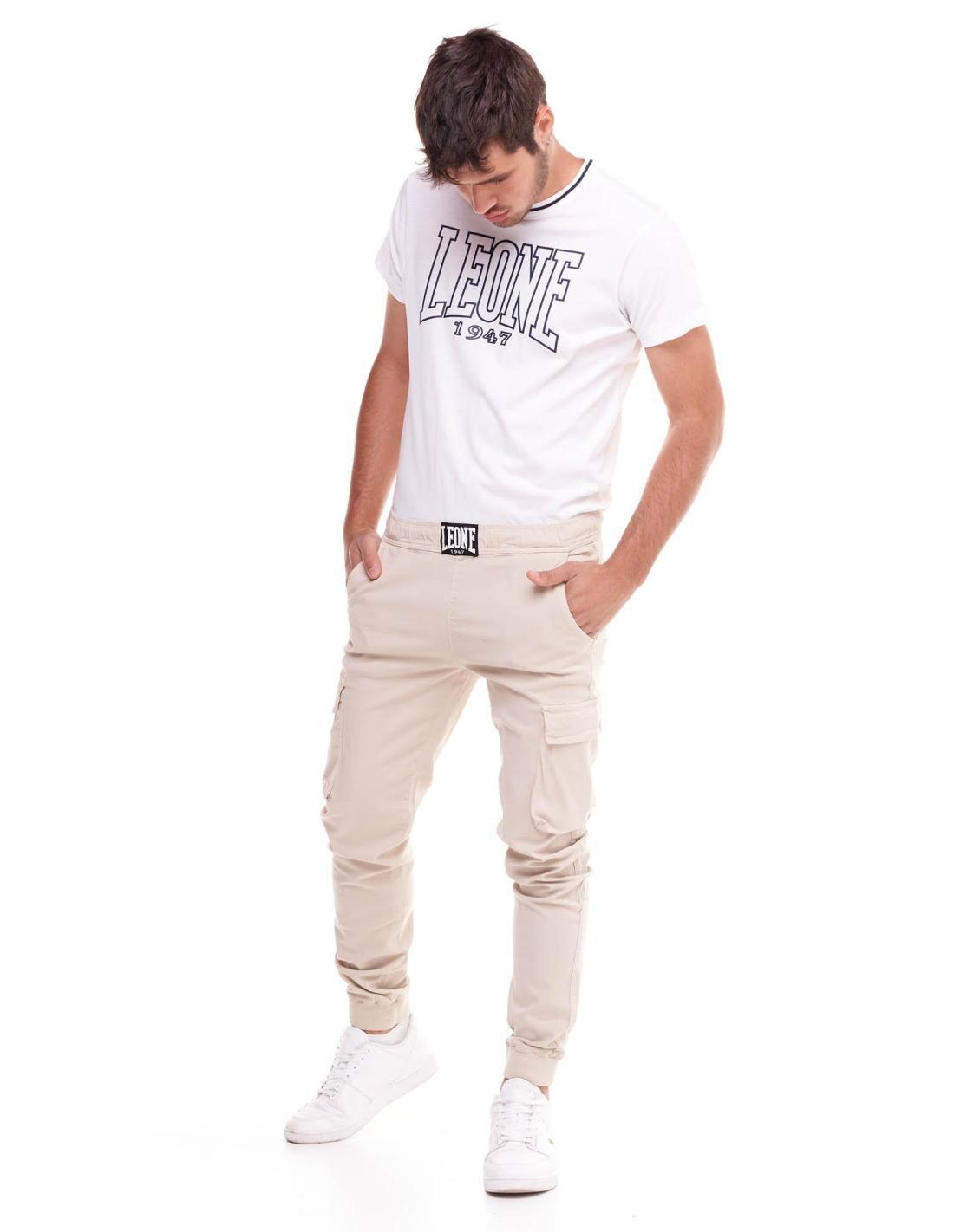 pantaloni cargo con polsino elastico da uomo Minimal 2/6