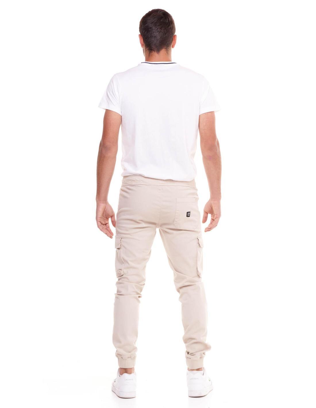 pantaloni cargo con polsino elastico da uomo Minimal 5/6
