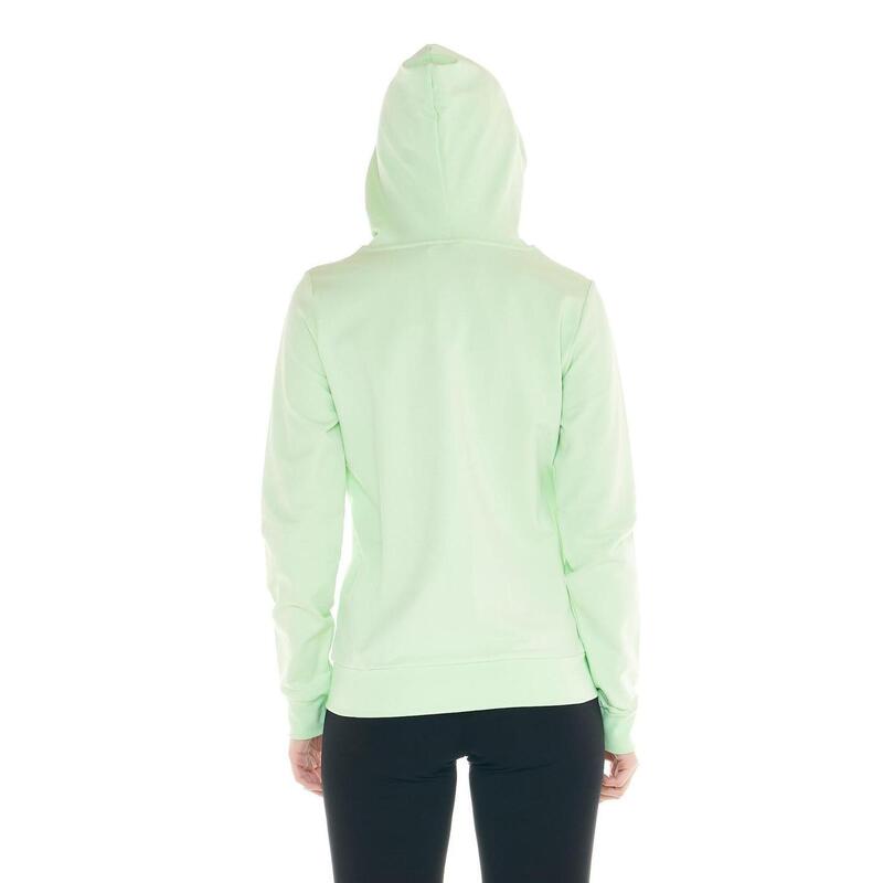 Sweat femme avec capuche et zip Basic