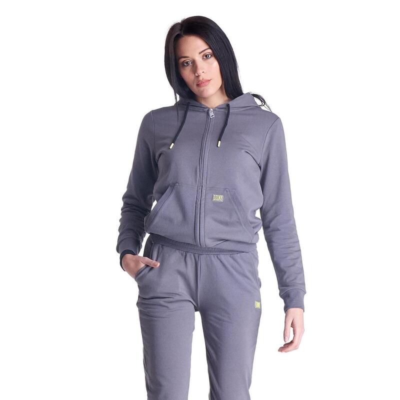 Felpa da donna cappuccio e full zip Basic