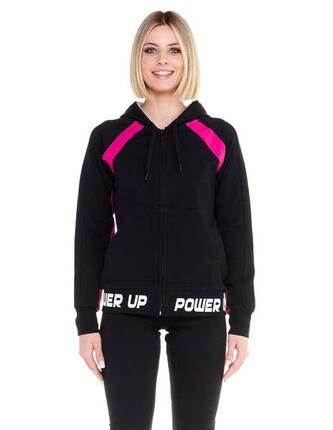 Sweat à capuche femme full zip Neon