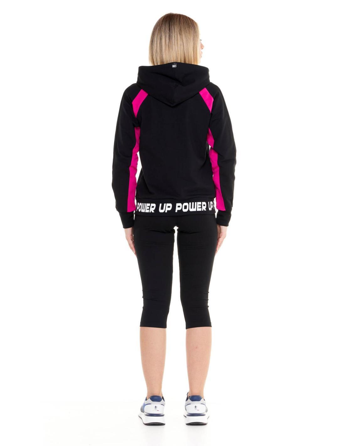 Sudadera mujer full zip Neón 4/5
