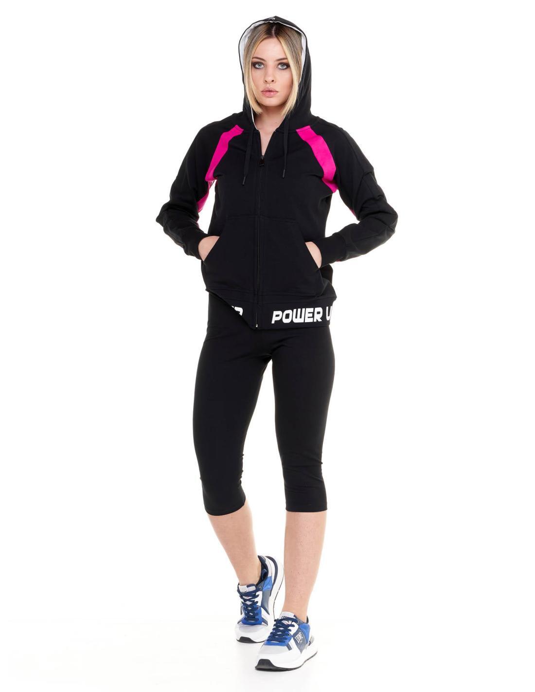 Sudadera mujer full zip Neón 2/5