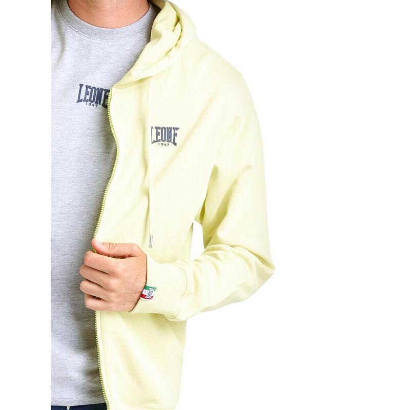 Sweat à capuche homme full zip basic Petit Logo