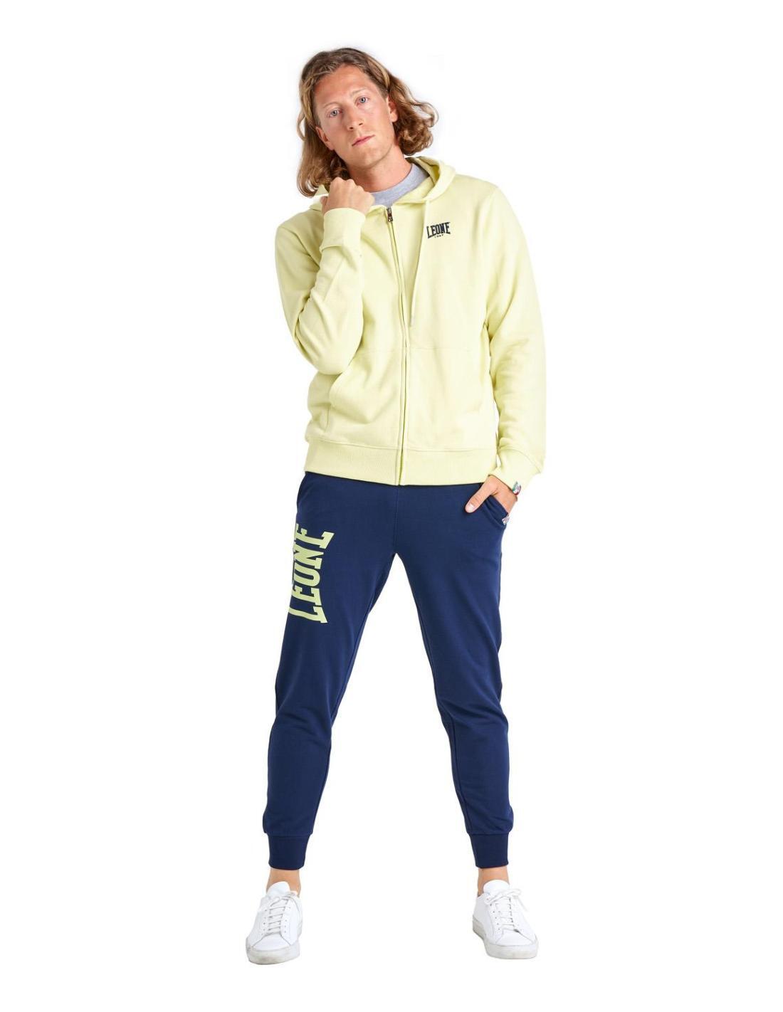 Leone Basic Sweat à capuche zippé sans sweat-shirt pour hommes 2/6