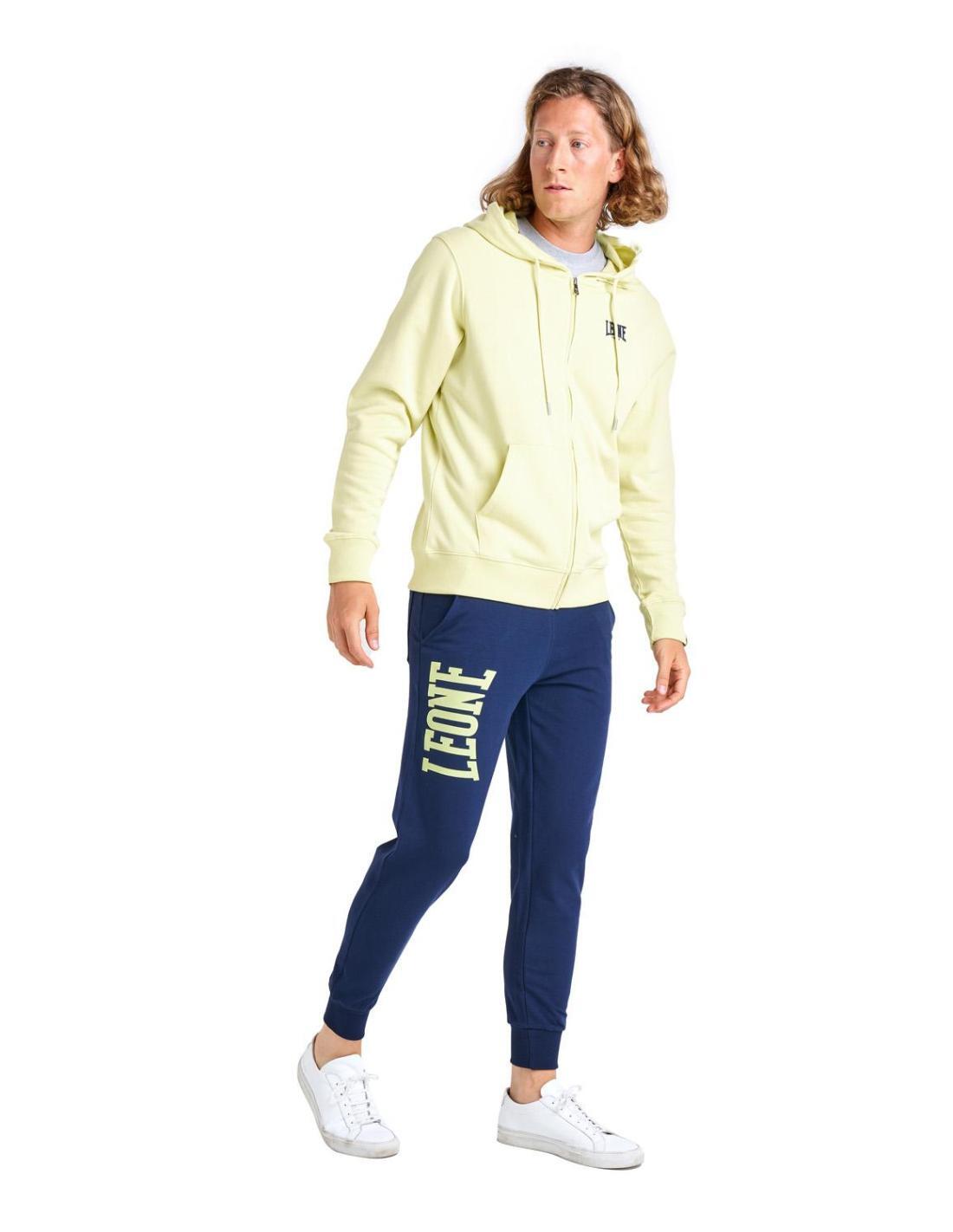 Leone Basic Sweat à capuche zippé sans sweat-shirt pour hommes 3/6