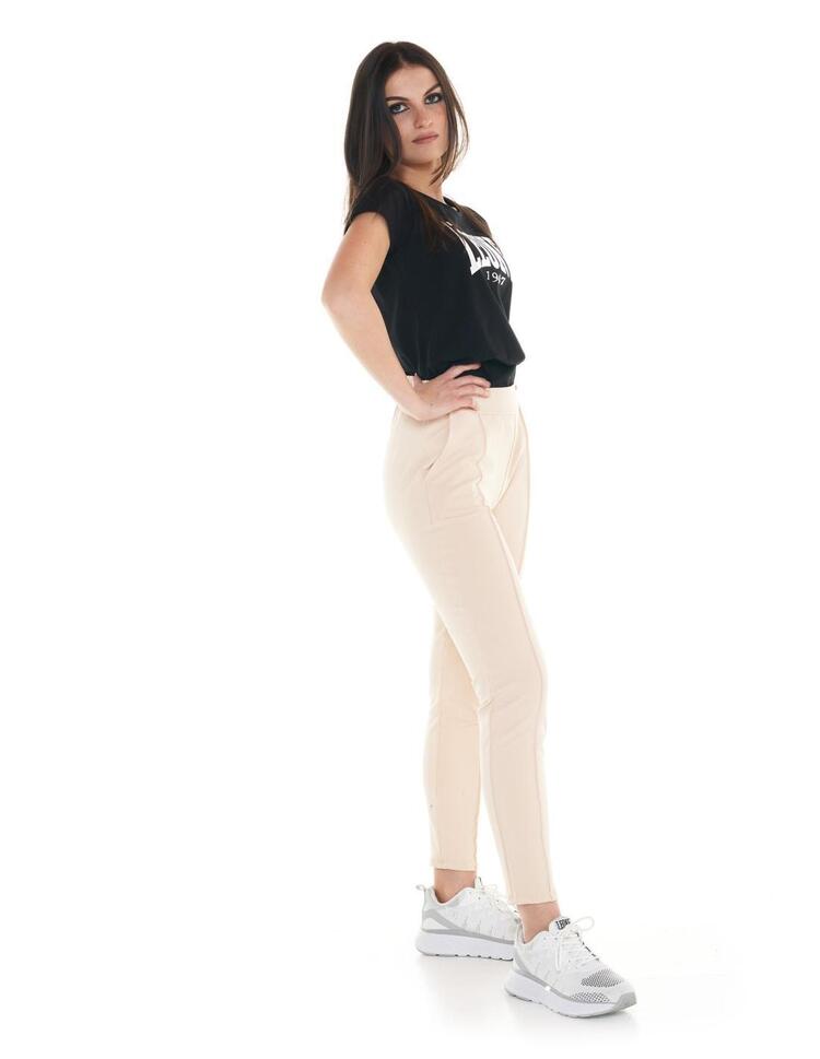Damskie joggery ze ściągaczem Basic
