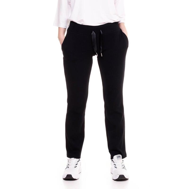 Pantalon femme côtelé Leone Black & White