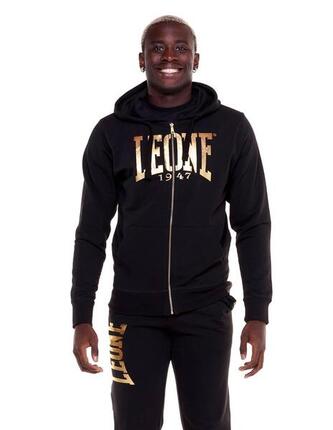 Herren-Hoodie mit durchgehendem Reißverschluss in Gold