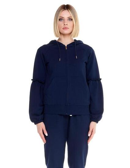 Sweat à capuche femme full zip Sparkly