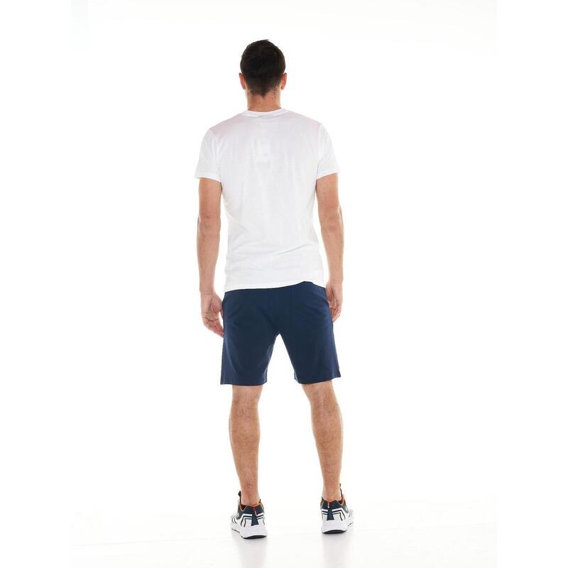 Set in jersey da uomo con T-shirt e bermuda Logo Basic