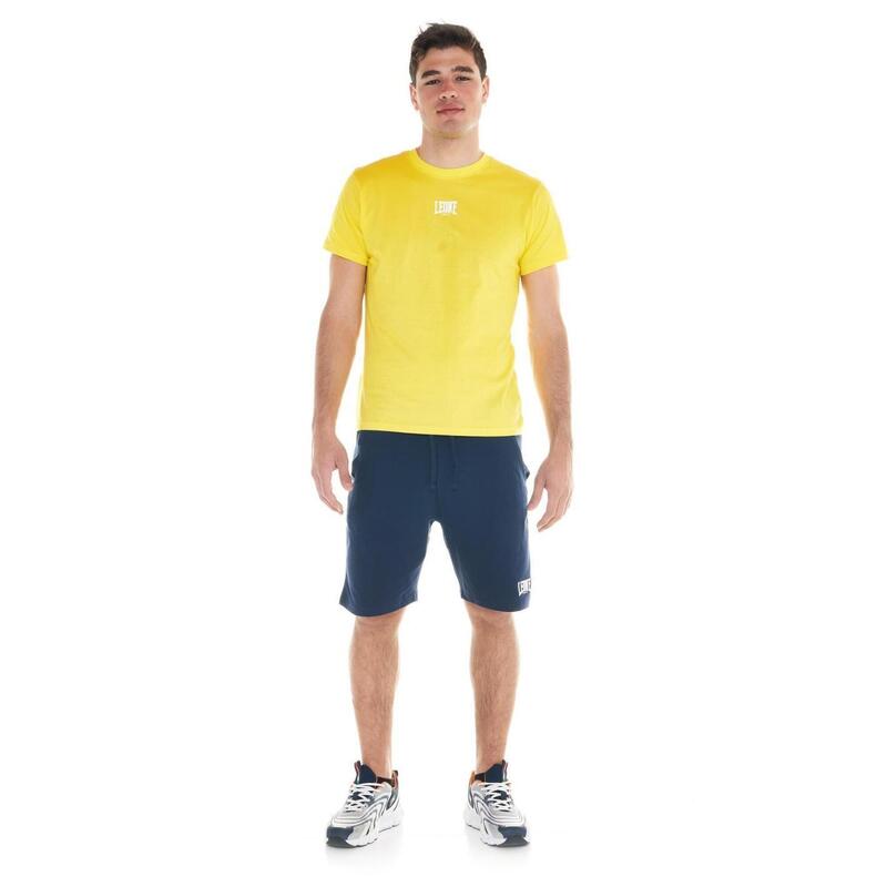 Set in jersey da uomo con T-shirt e bermuda Logo Basic