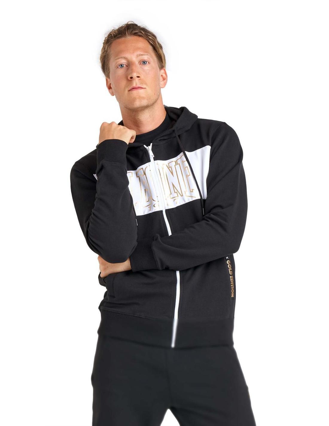 LEONE 1947 APPAREL Tuta da uomo con cappuccio e zip Gold Edition