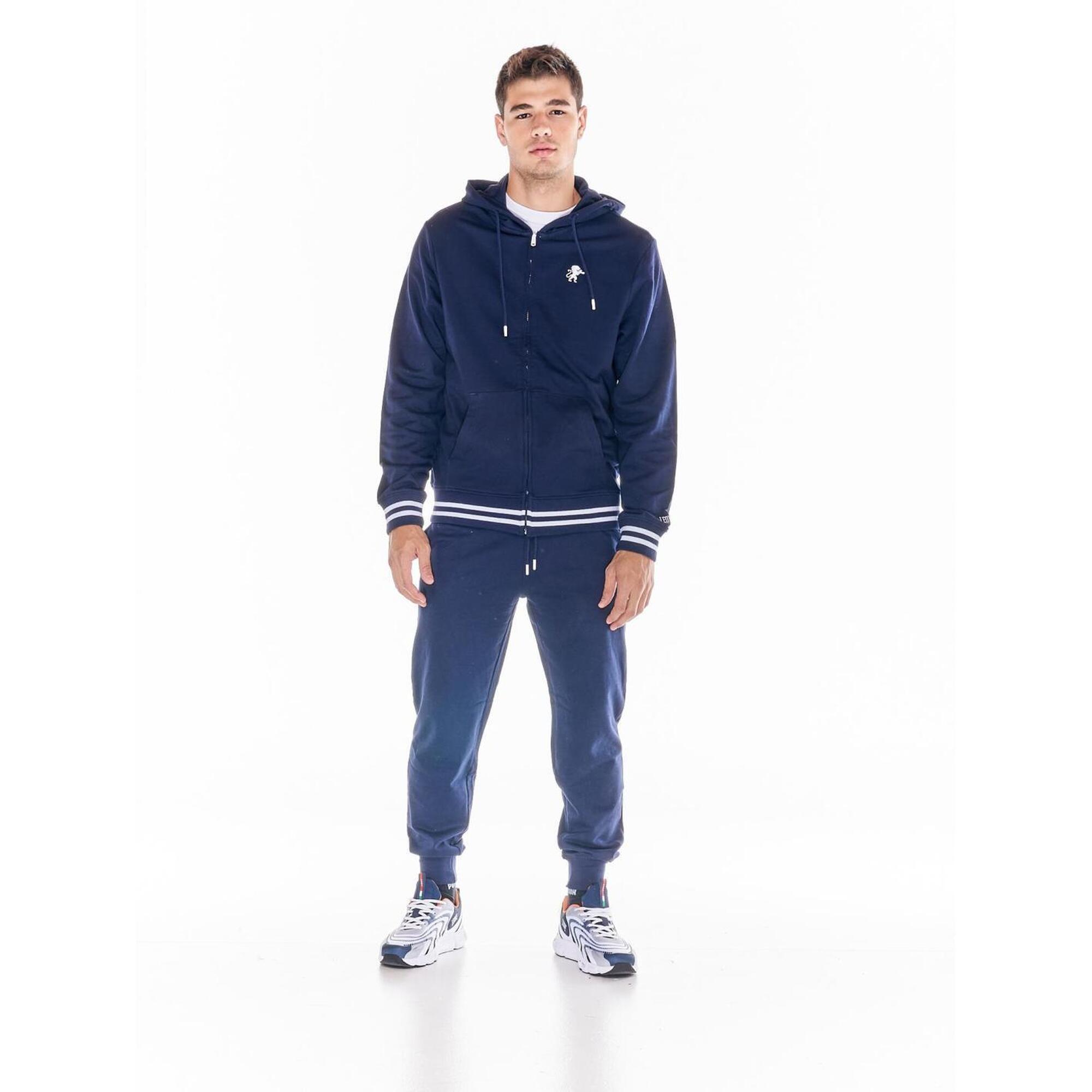 Leone 1947 Apparel - Survêtement Homme Avec Capuche Et Zip Welcome Back - Survêtement - Blanc|bleu - 36 Xs - Decathlon