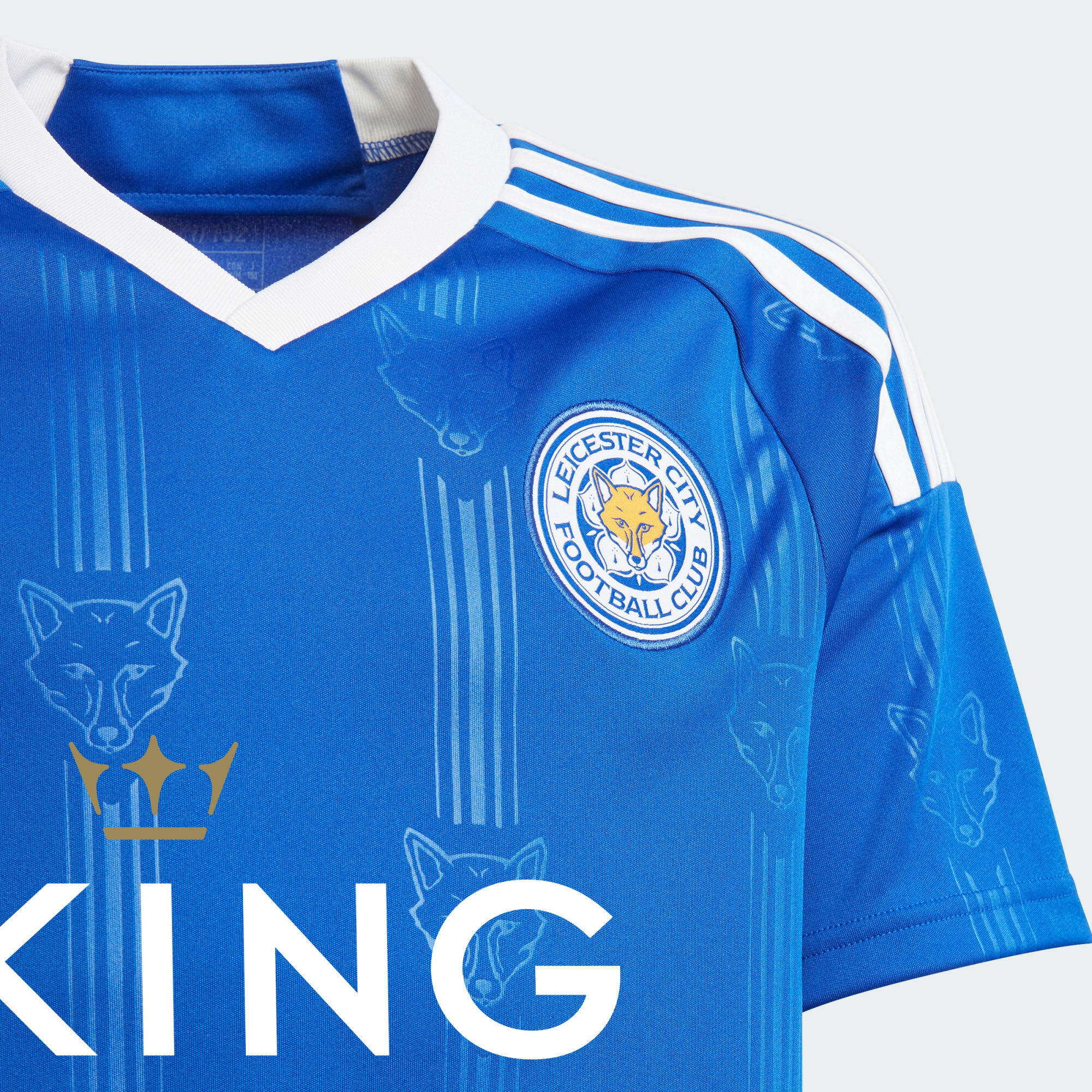 Leicester City FC 23/24 Home Jersey Kids 2/5