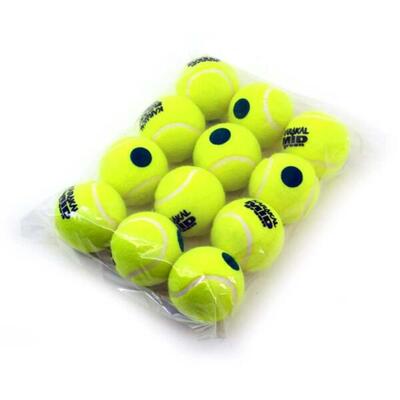 Set van 12 tennisballen voor kinderen karakal mid