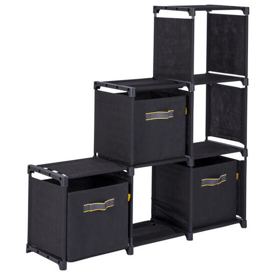 Armadio pieghevole da Campeggio Troutman in tessuto Cassettiera