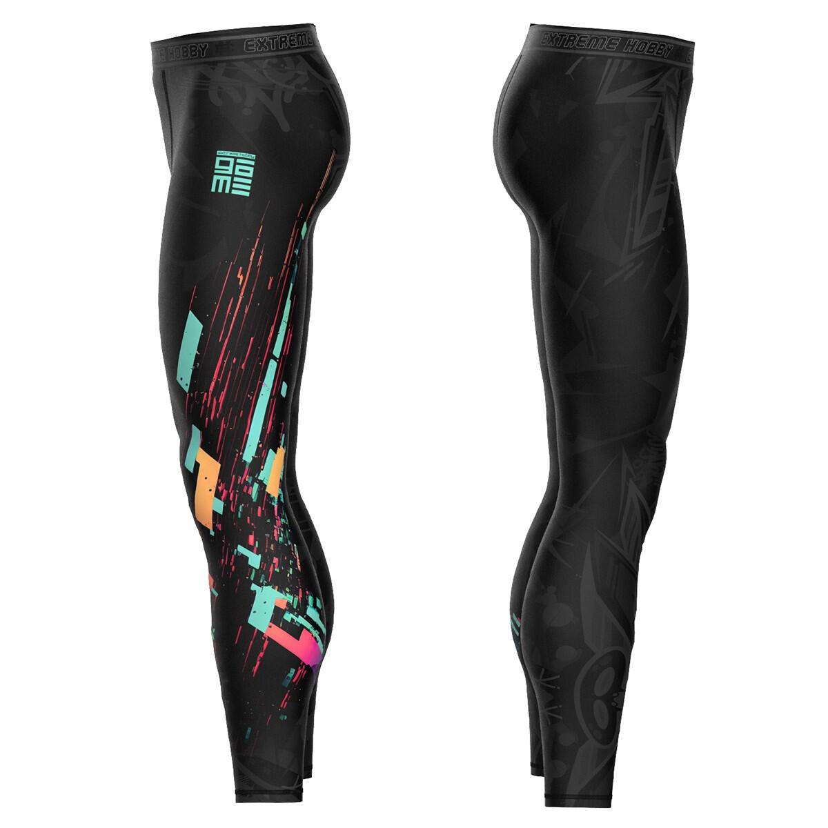 Leggings sportivi da uomo EXTREME HOBBY CYBER ANIMALS 3/6