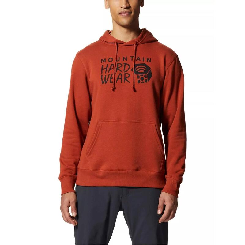 MHW Logo Pullover Hoody férfi kapucnis pulóver - narancssárga