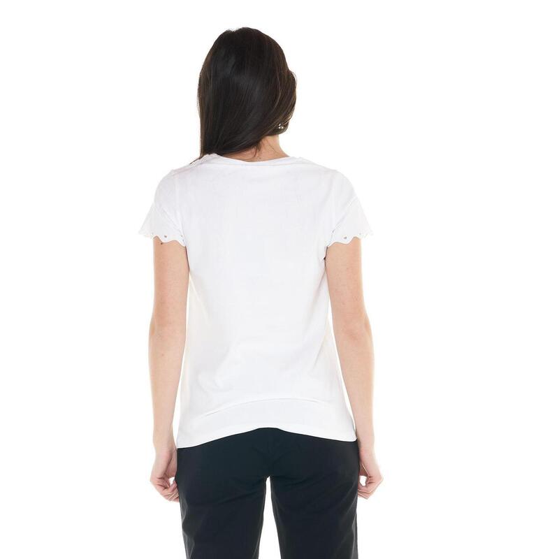 T-shirt femme à manches courtes Leone Black & White