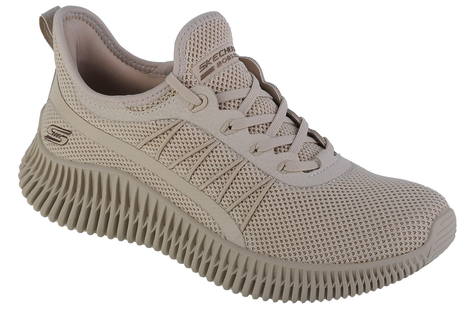 Pantofi Sport Skechers Model Bobs Geo-new Aesthetics Slip-ins Culoare Bej