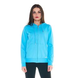 Sudadera de mujer con capucha y cremallera Leone Basic