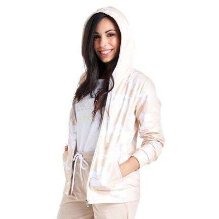 Damski elegancki dres bokserski z kapturem i zamkiem błyskawicznym