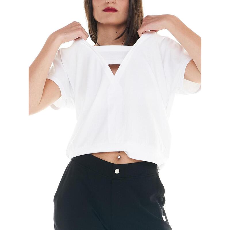 T-shirt femme à manches courtes Leone Crystal