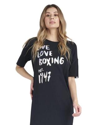 Sparkly maxi-t-shirt met korte mouwen voor dames