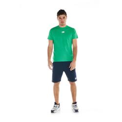 Logo Basic heren jersey set met T-shirt en Bermuda short