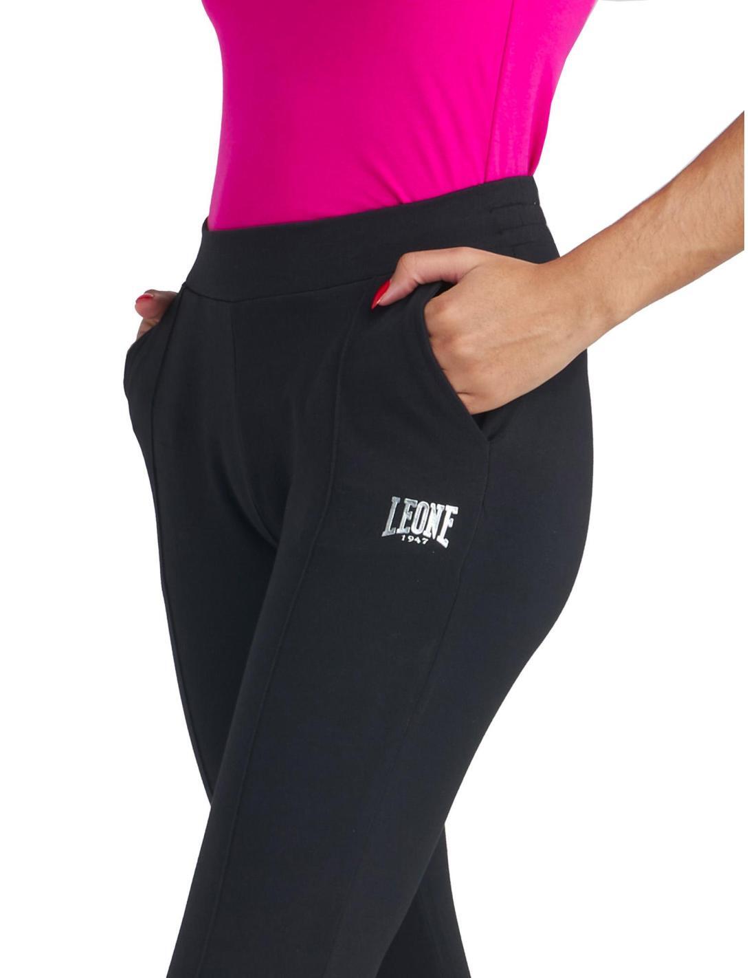 Pantalone donna dritto con piega in felpa Training 5/5