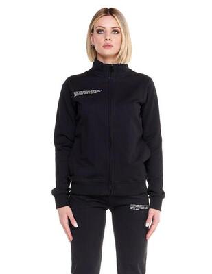 Tuta da donna con collo in piedi e zip Only One