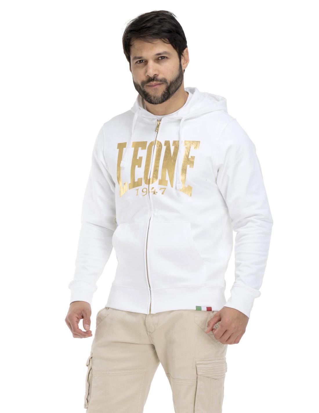 Felpa da uomo con cappuccio full zip Gold 3/6