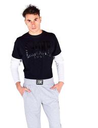 T-shirt à manches longues en jersey épais pour hommes