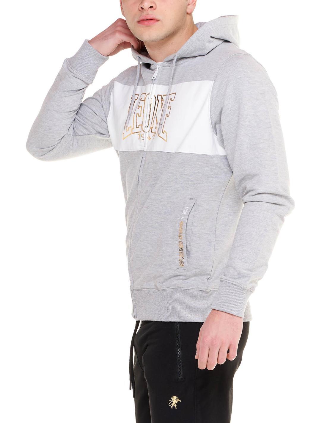 Fato de treino masculino Gold Edition com capuz e fecho de correr 5/6