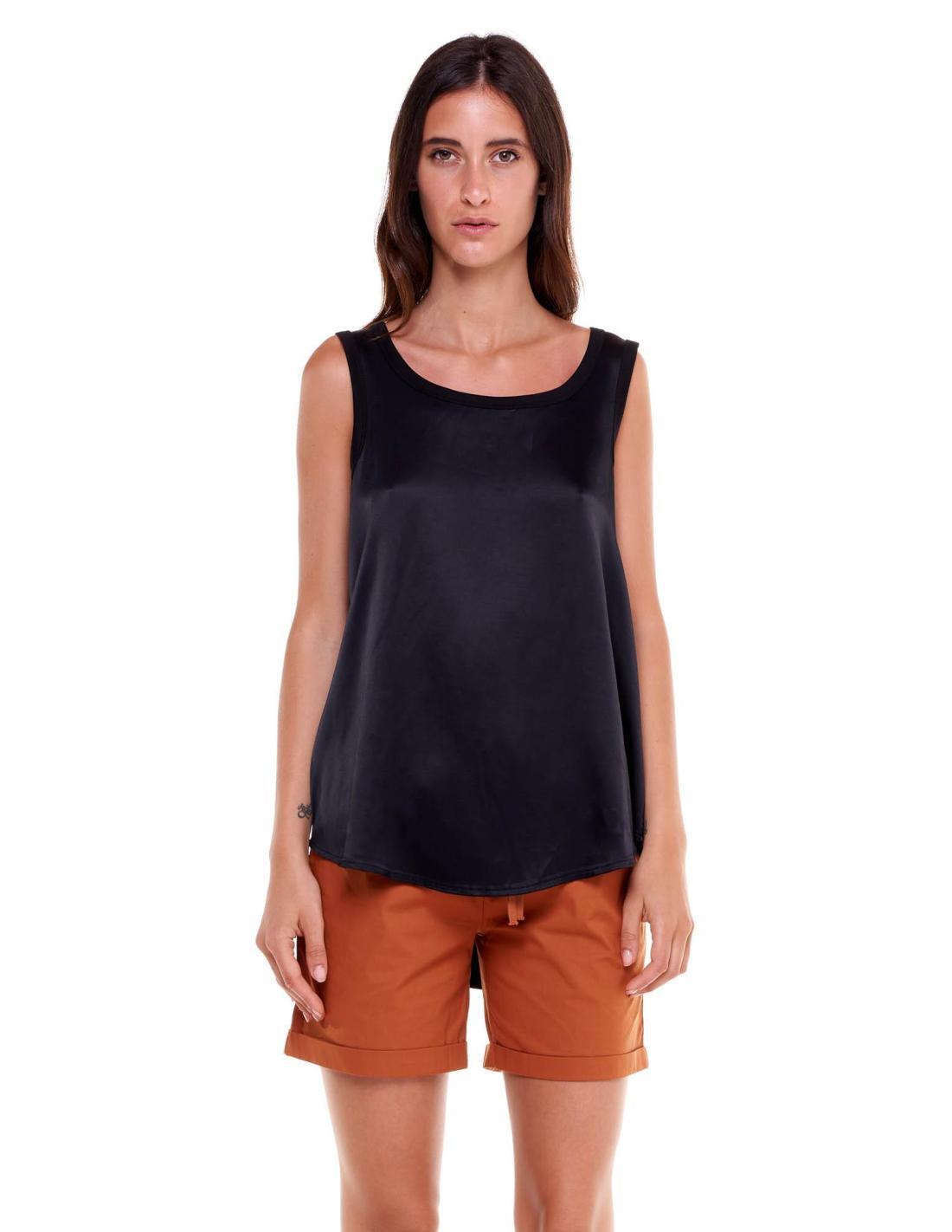 LEONE 1947 APPAREL Camiseta sin mangas para mujer Leone Black & White