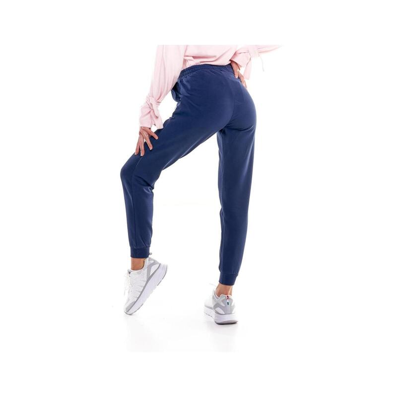 Pantaloni in felpa da donna con polsini Basic