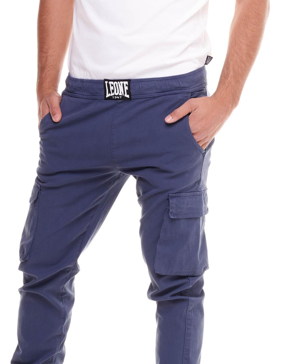 Pantalón cargo de hombre Minimal con puños elásticos 4/6